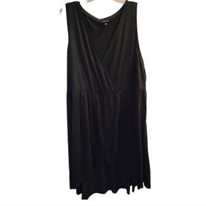 Torrid Criss Cross Front Black Dress Size 4X